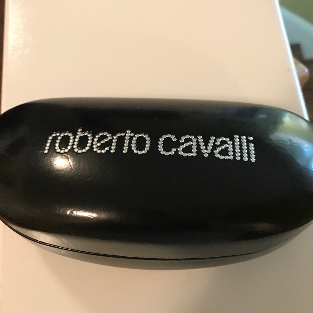 Roberto Cavalli hard sided glass case